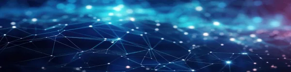 Fond technologique abstrait avec réseau numérique et connexions de données
