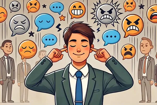 Ignorer les critiques et rester confiant face aux opinions négatives